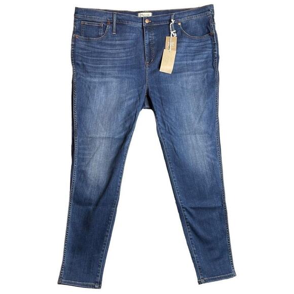 Madewell Women's High Rise Skinny Jeans Plus Size 37 Tall USA 24 Tall New - Picture 10 of 10